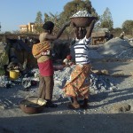 Il lavoro delle donne in cava